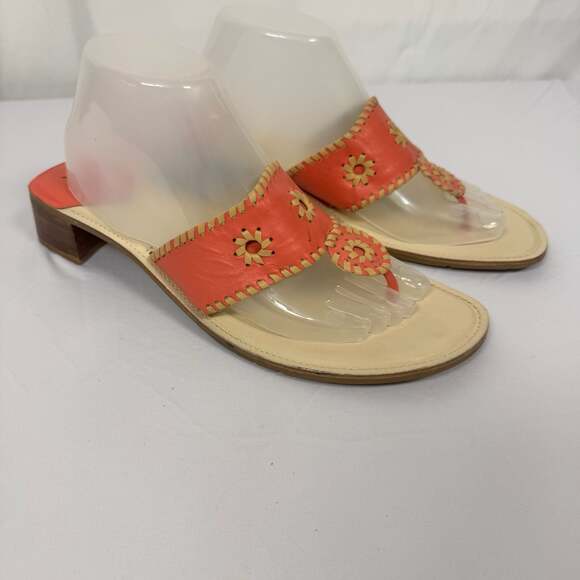 Apostrophe Shoes - Apostrophe Jaclyn Coral Leather Block Heel